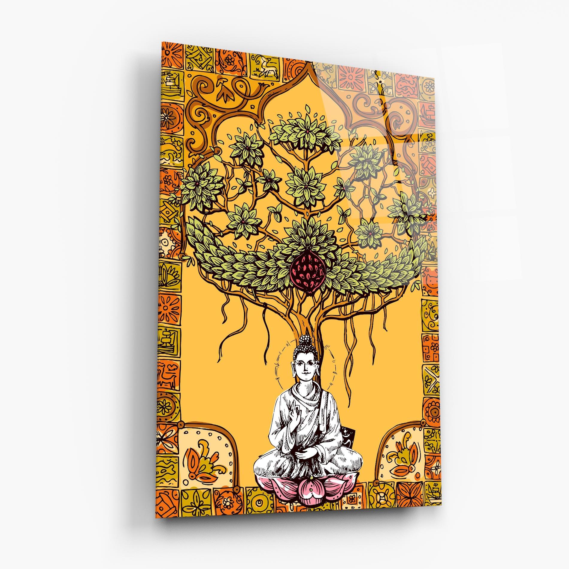 Tablou Sticla Meditation Three mockup 6