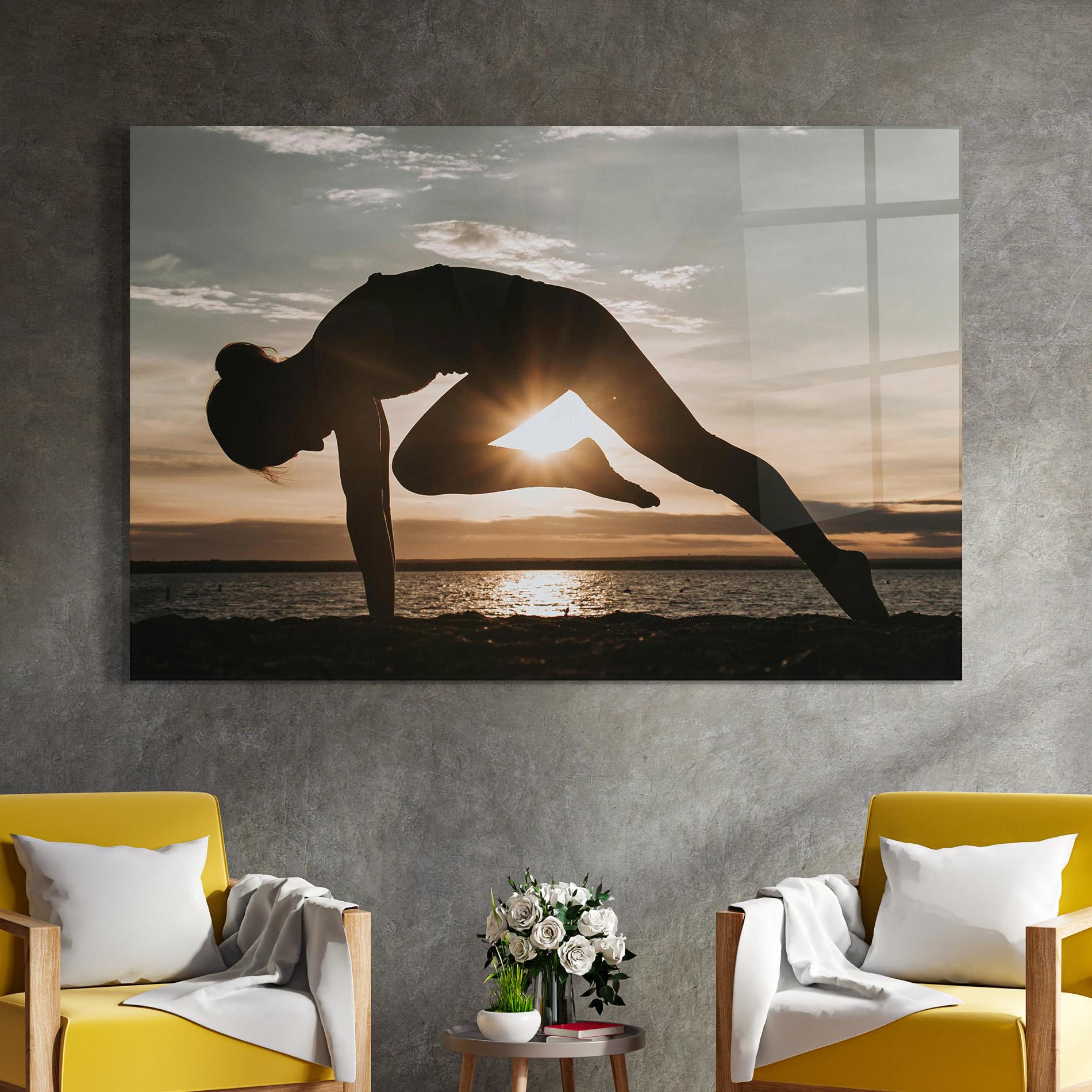 Tablou Sticla Harmony Hush mockup 4