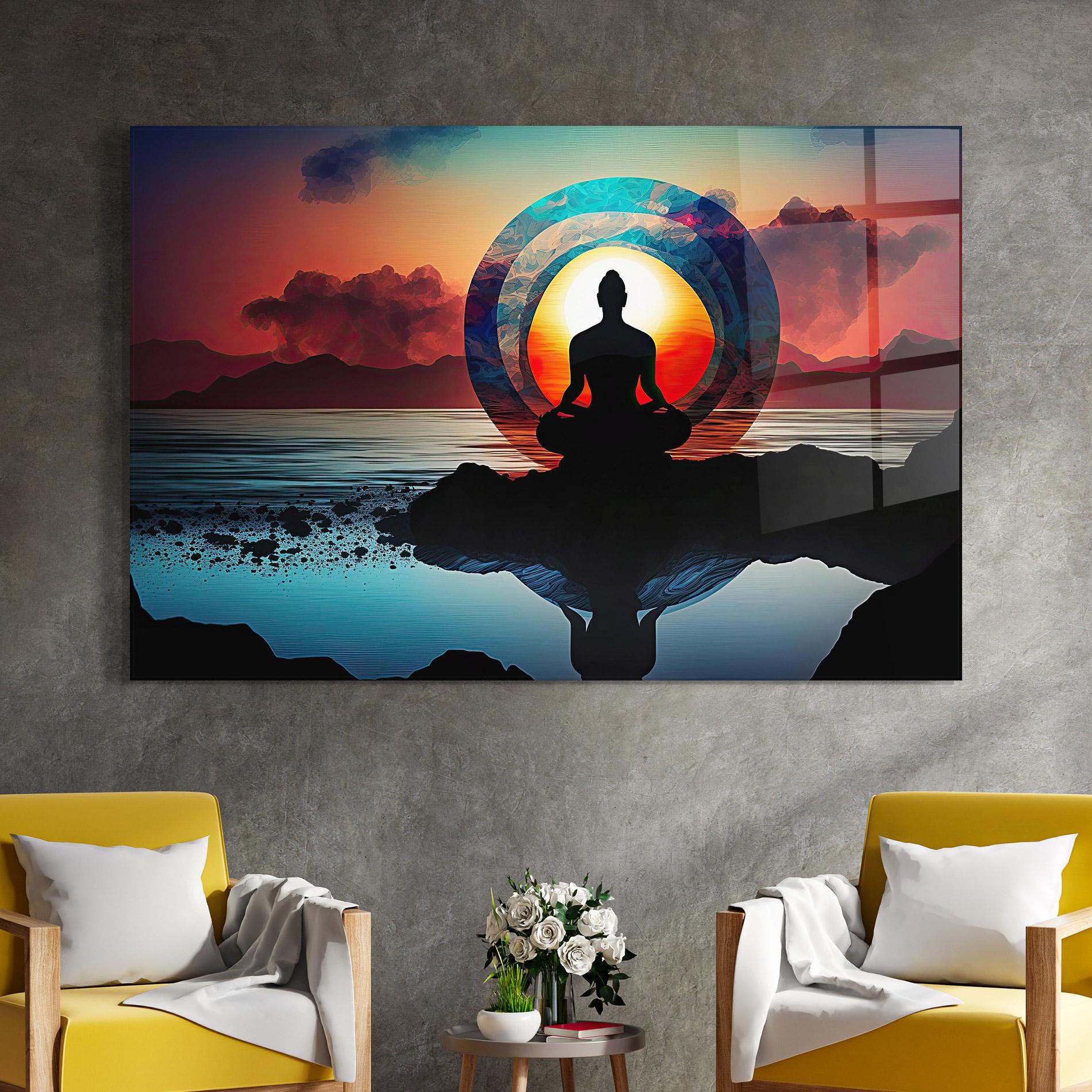 Tablou Sticla Om Orbit mockup 4