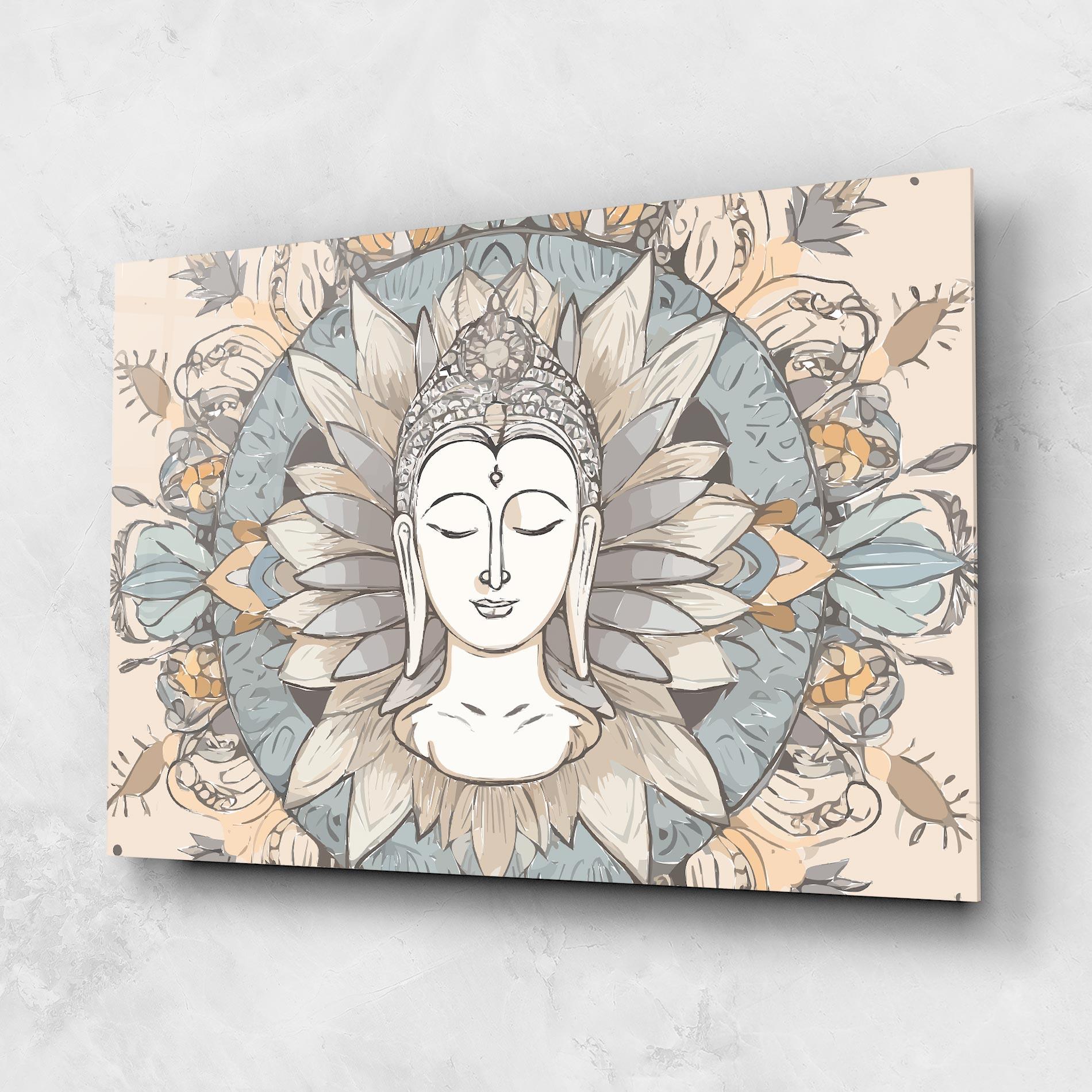 Tablou Sticla Boho Element mockup 1