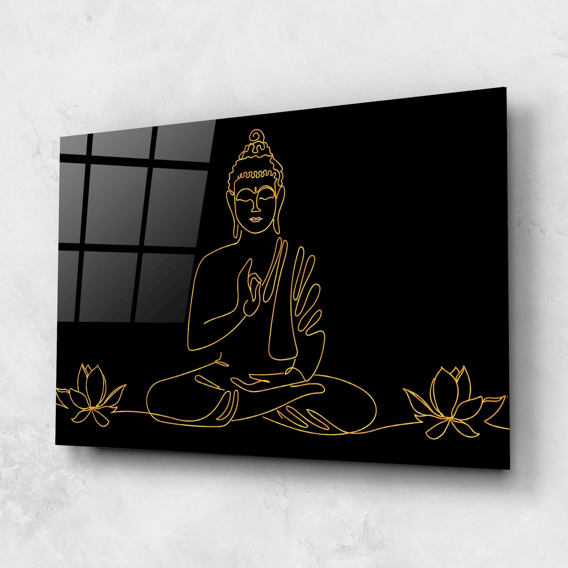 Buddha Gold Line mockup 1