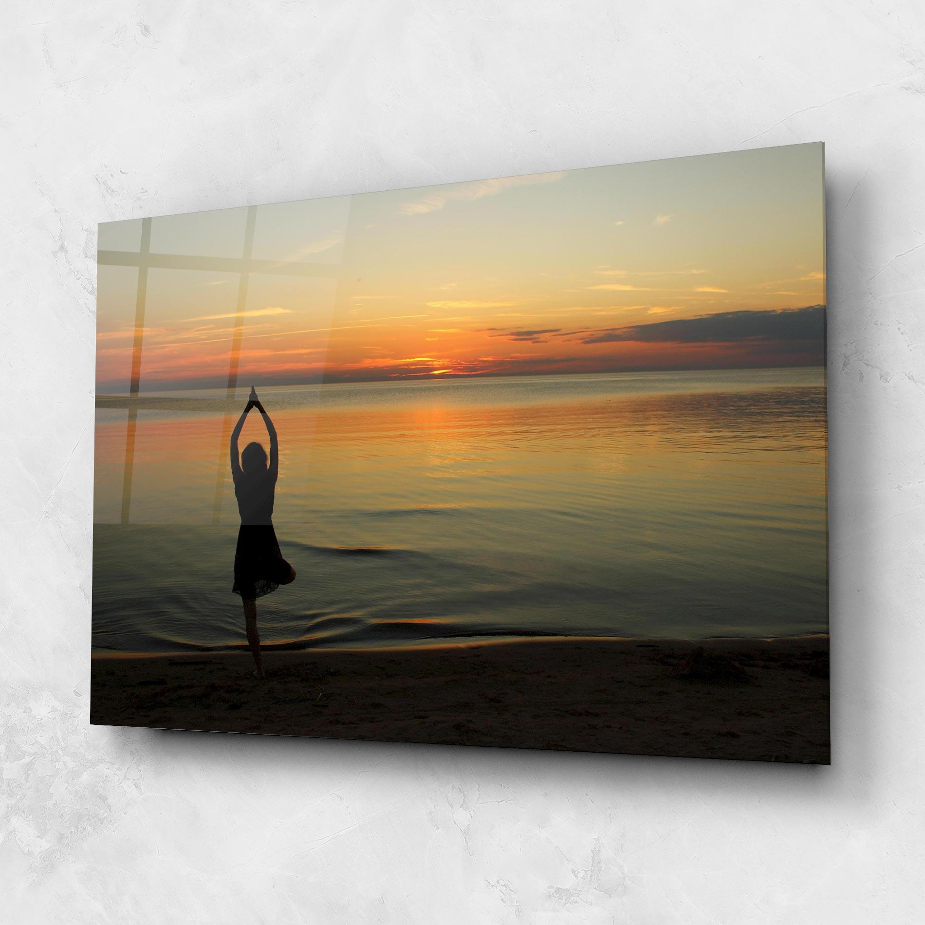 Tablou Sticla Gentle Growth mockup 1