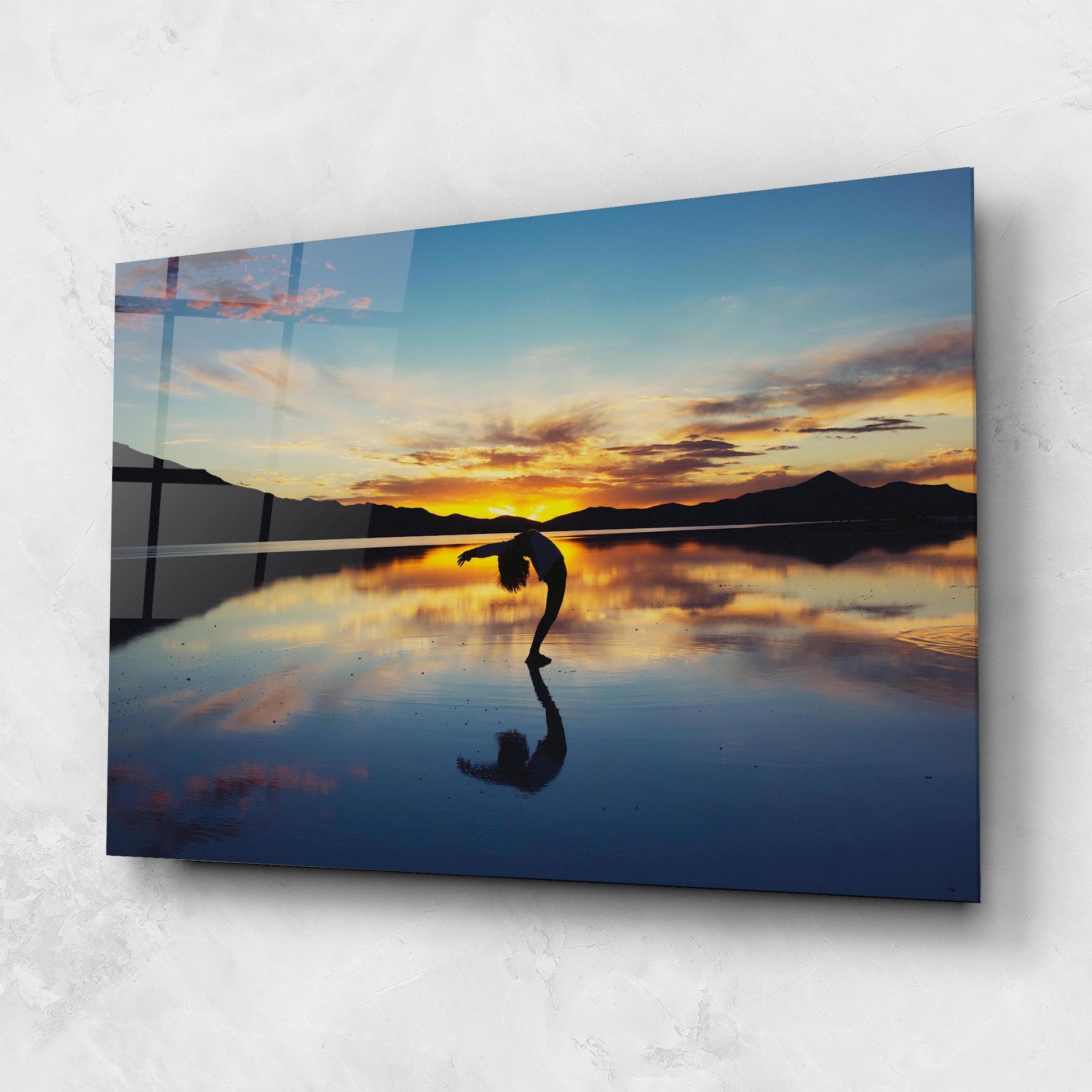 Tablou Sticla Yoga Yonder mockup 1