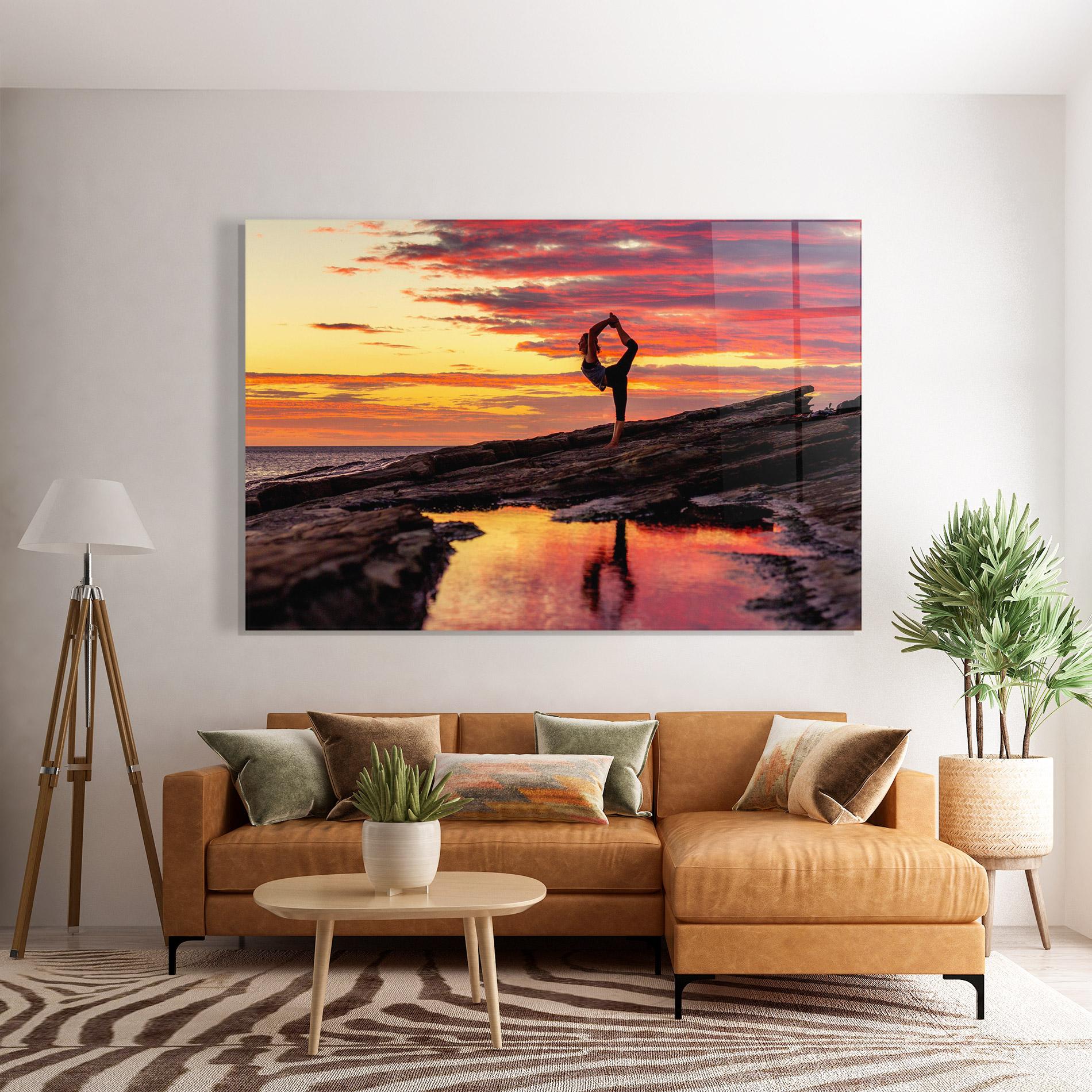 Tablou Sticla Namaste mockup 7