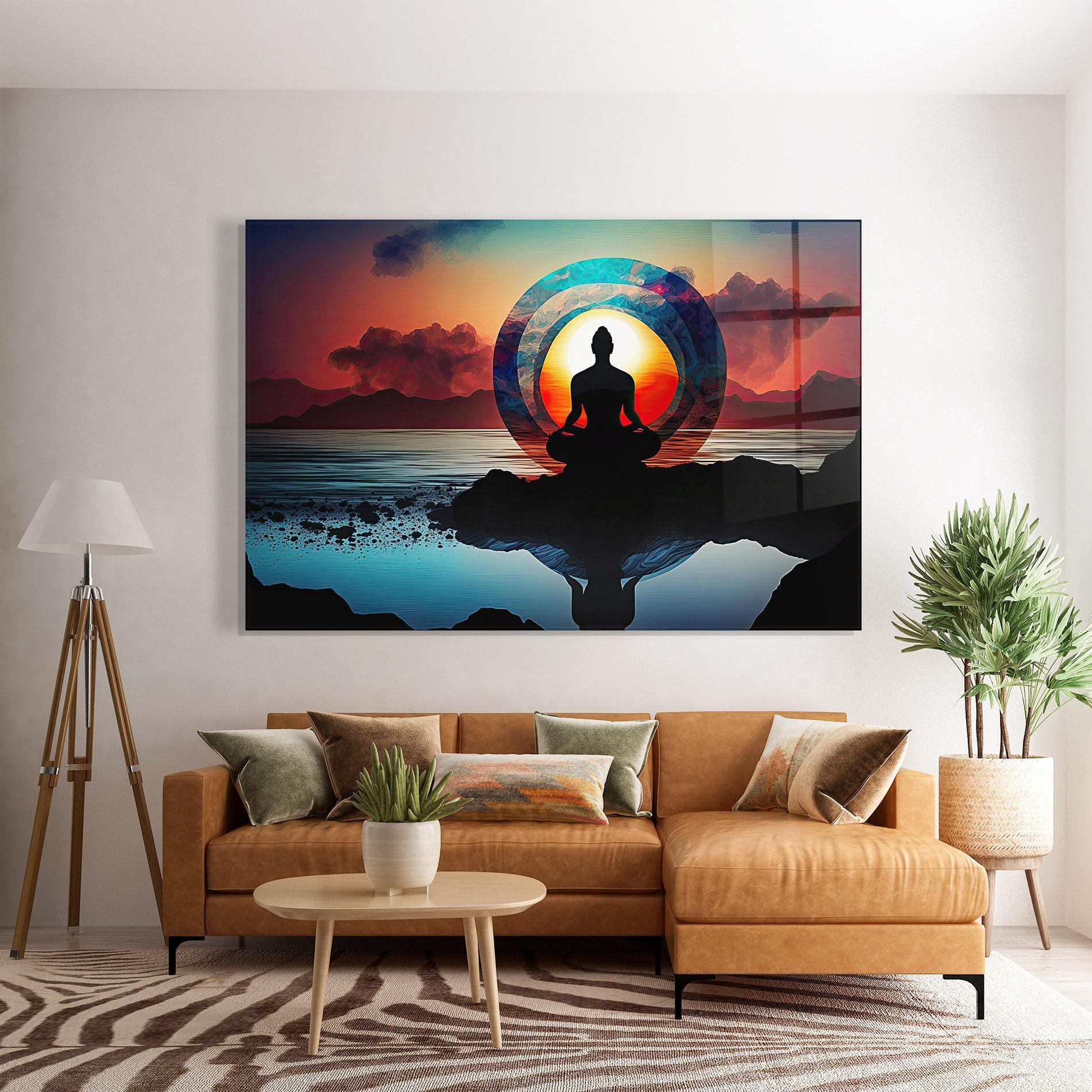 Tablou Sticla Om Orbit mockup 7