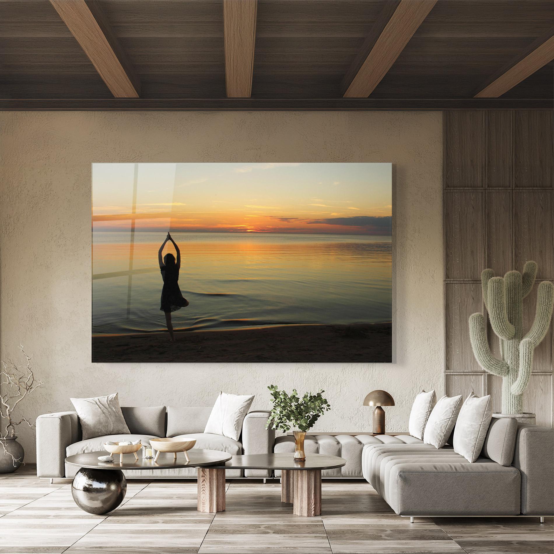 Tablou Sticla Gentle Growth mockup 8