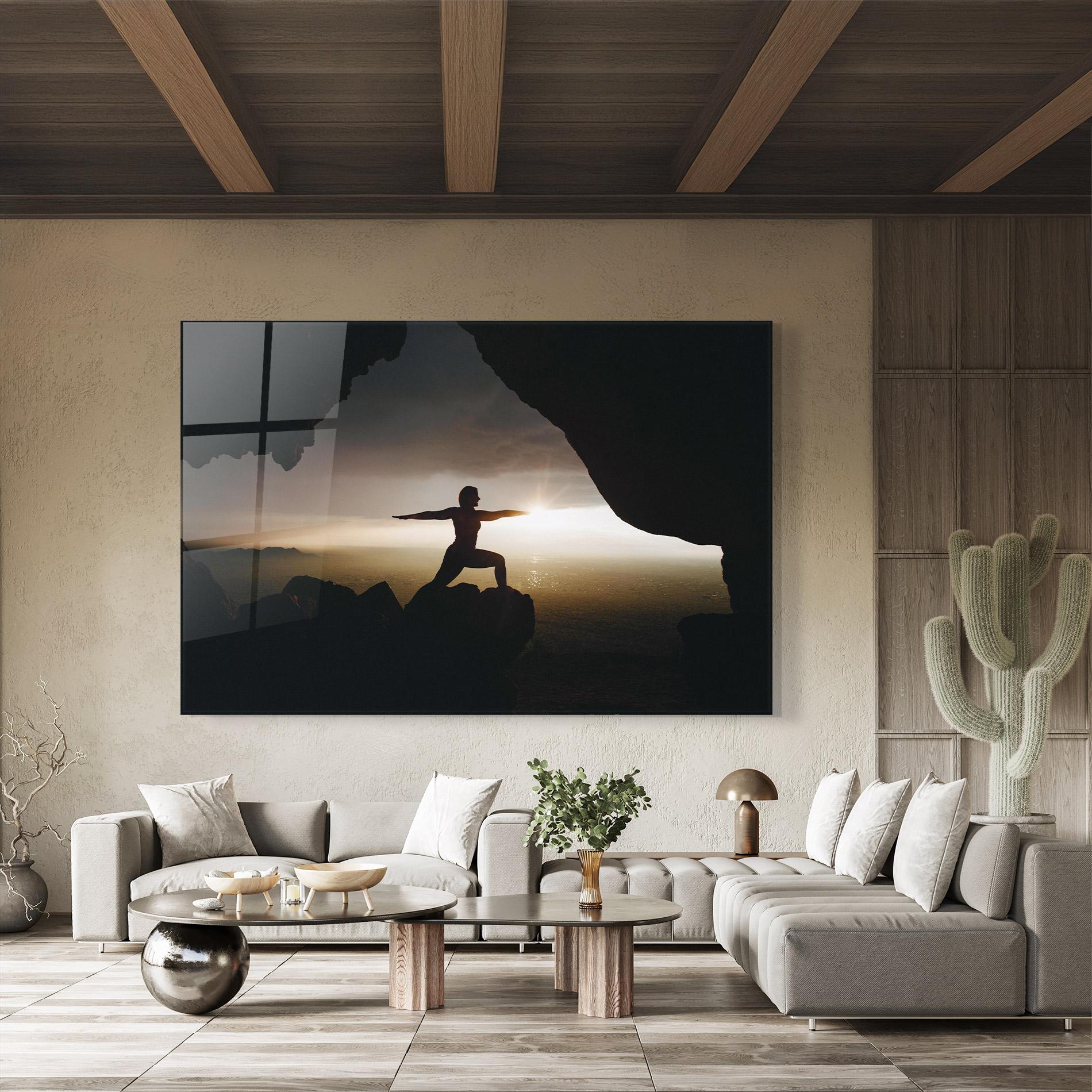 Tablou Sticla Harmony Hues mockup 8