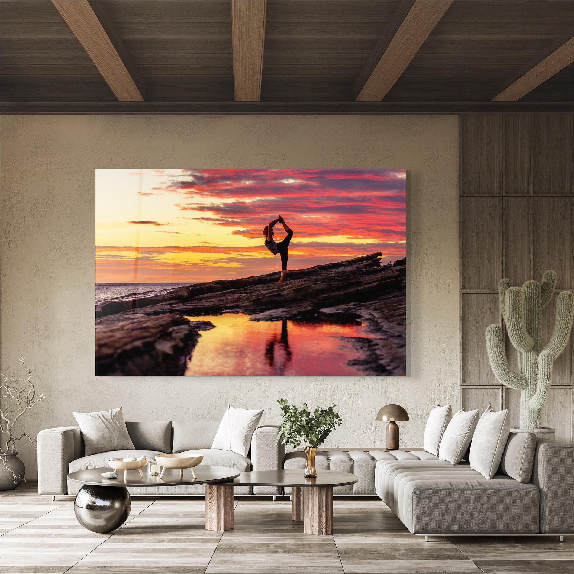 Tablou Sticla Namaste mockup 8